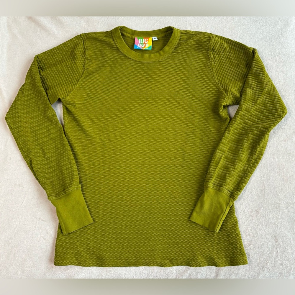 Big Bud Press Olive Green Long Sleeve Tee